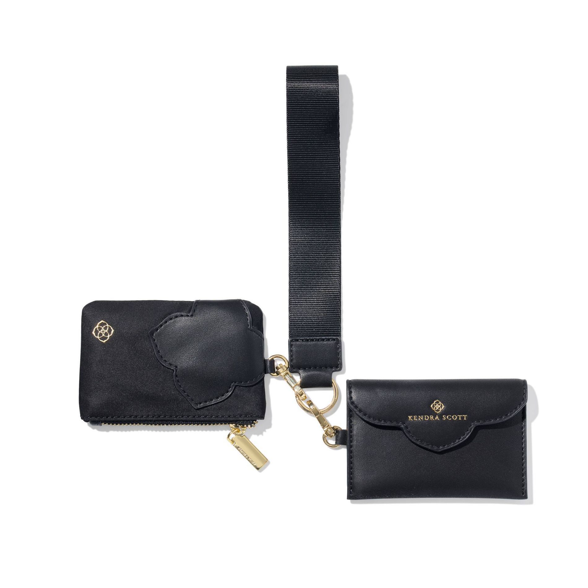 Kendra Scott Dual Wallet Keychain - Black