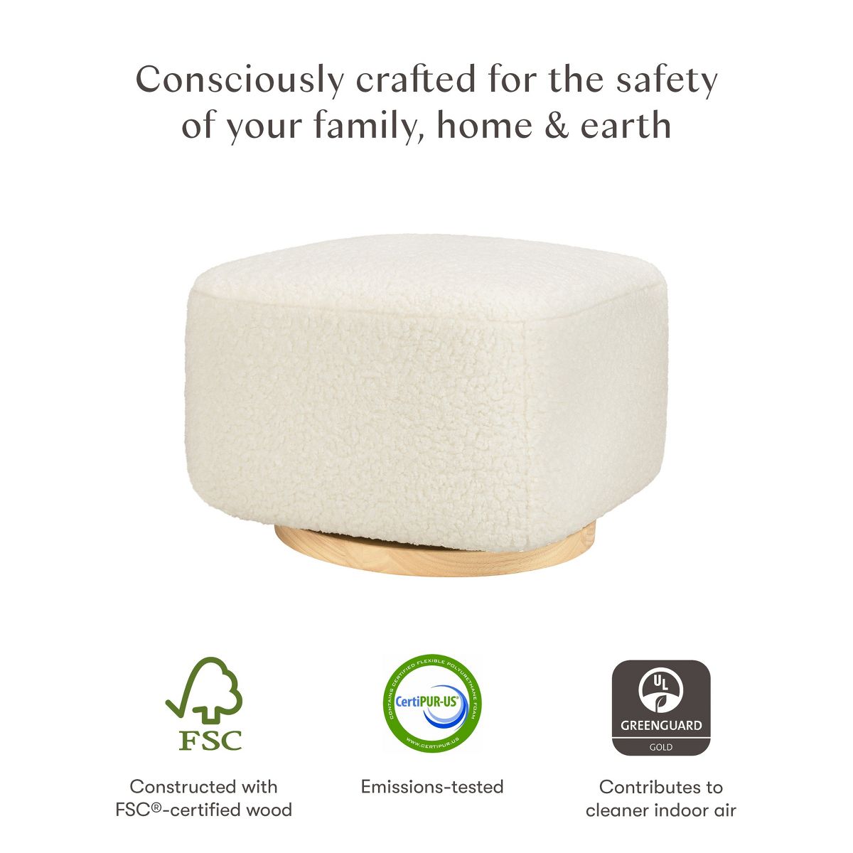 Babyletto Kiwi Gliding Ottoman - thumbnail 10
