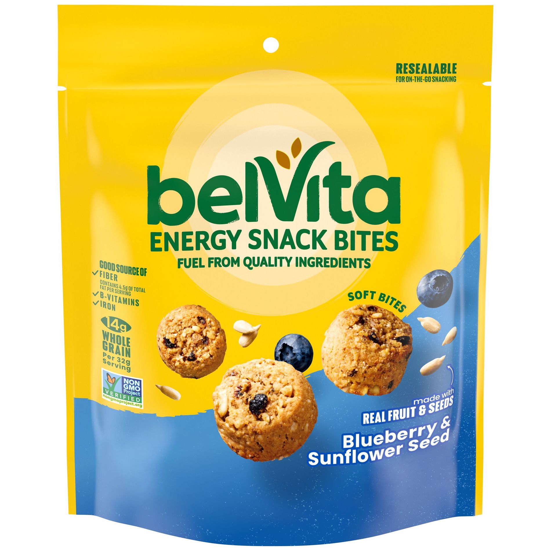 BelVita Energy Snack Bites Blueberry and Sunflower Seed - 5oz