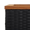 vidaXL Square Garden Planter - Solid Pinewood Flower Box - Ideal for Plants, Vegetables, Herbs and Flowers - Suitable for Garden, Patio, Balcony Decor - 4 of 4