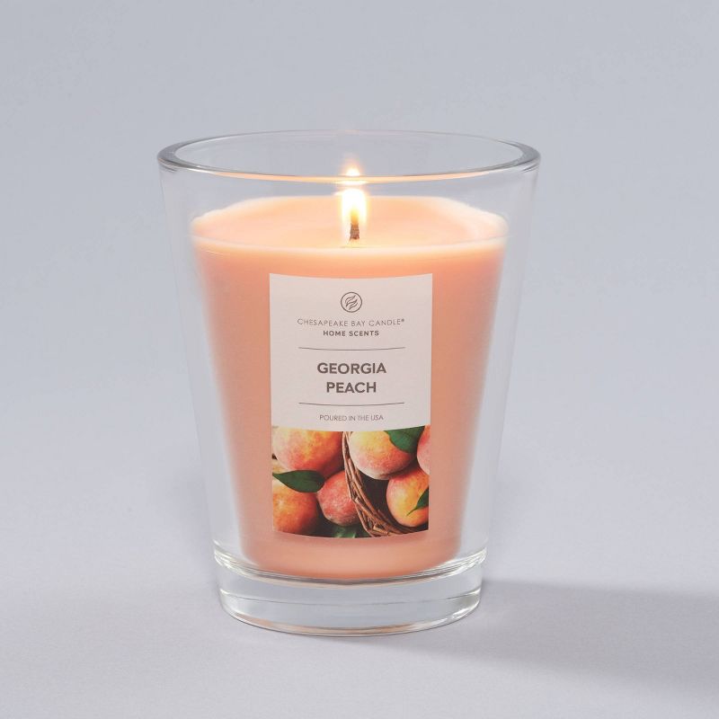 11.5oz Jar Candle Georgia Peach - Home Scents by Chesapeake Bay Candle, 3 of 9