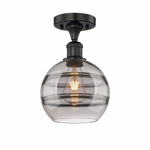 Rochester - 1 Light Semi-Flush Mount In Industrial Style-10 Inches Tall and 8 Inches Wide - 1 of 1