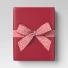 30' Christmas Fabric Ribbon Red White Grosgrain Chevron - Wondershop™ - 2 of 3