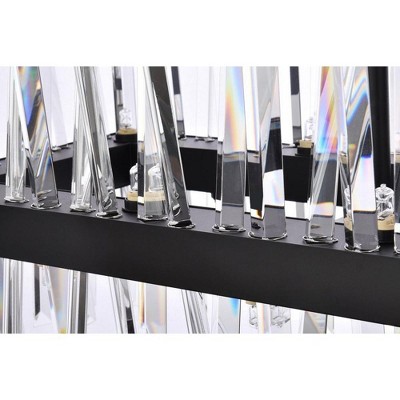 Serephina 16-Light Black Crystal Chandelier with Royal Cut Prisms