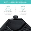 Best Choice Products 4-Piece Cantilever Offset Patio Umbrella Stand Square Base Plate Set w/ Easy-Fill Spouts - 2 of 4