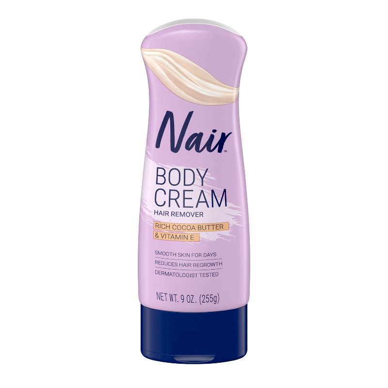 Nair Hair Removal Body Cream, Cocoa Butter and Vitamin E - 9.0oz, 1 of 12