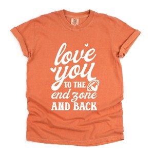 Simply Sage Market To The End Zone And Back Garment Dyed Tee - 1 of 4