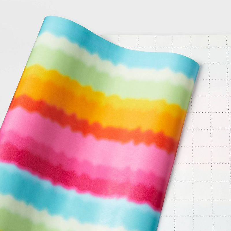 Tie Dye Striped Gift Wrapping Paper - Spritz&#8482;, 3 of 7