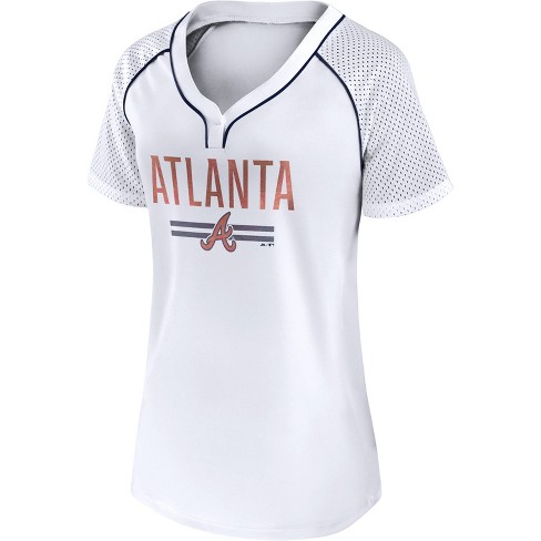 Ladies White Atlanta Braves Jersey