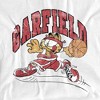 Garfield Basketball Adult T-Shirt White - 2 of 4