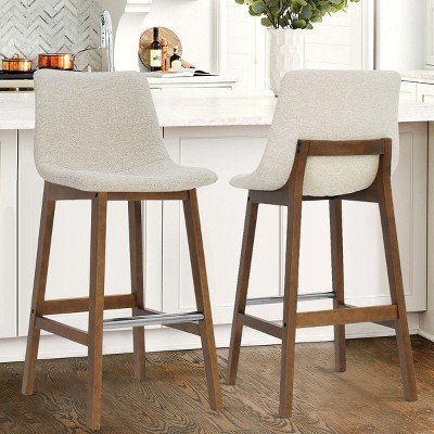 South Upholstered Bar Stool Set Of 2 fabric Upholstered Barstools