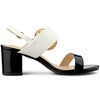 Perphy Women's Open Toe Two Straps Slingback Chunky High Heel Sandals - 4 of 4