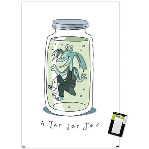 Trends International Star Wars: Humor - A Jar Jar Jar Unframed Wall Poster Prints - 1 of 4