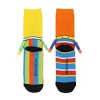 Sesame Street Bert & Ernie Women's Casual Crew Socks With 3D Arms & Magnetic Hands - 3 of 4