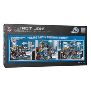 NFL Detroit Lions Game Day in the Dog House Puzzle - 1000Pc - 1 of 3