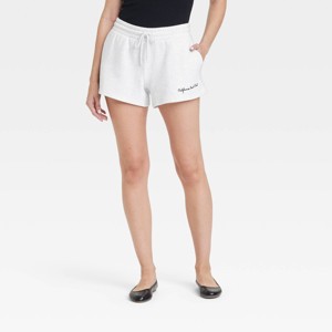 Women's Leisure Studio Mid-Rise Fleece Shorts - Universal Thread™ - 1 of 3