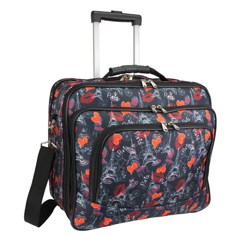 World Traveler Rolling 17-inch Laptop Case - Paris Black : Target