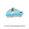 Unique Bargains Biscuit Cutter Medium Dolphin Cookie Cutter Hand Washable Stainless Steel Plastic 3.4"x2"1.6" 1Pcs - 3 of 4