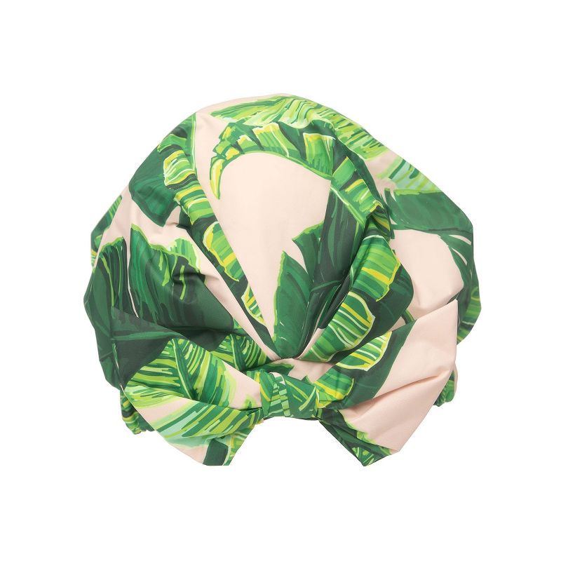 Kitsch Luxury Shower Cap - Palm Leaves, 2 of 15
