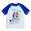 Bluey UPF 50+ Pullover Rash Guard and Swim Trunks Outfit Set Toddler - 4 of 4
