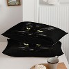 Luupatchy Black Cat Face Comforter Bedding Set with 1 Comforter 2 Pillowcase,Full - 4 of 4