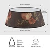 Tree Nest Gallery Round Canvas Christmas Tree Collar, Floral - 3 of 4