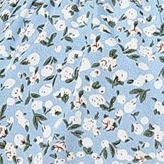 korean silk blue