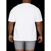 Fruit Of the Loom Big Men's Short Sleeve Crew T-Shirt, White 6 Pack - 2 of 4