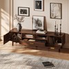 Chic Crate-Modern Wood TV Stand – 75In Media Console w/ Soft-Closing & Drop-Down Doors | Multi-Room Storage - 4 of 4
