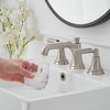 BWE 8 in. Widespread Double Handle Three Holes Bathroom Faucet Water-Saving With Drain Kit - 2 of 4