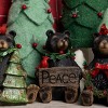 Transpac Resin Multicolored Christmas Small Bear Figurine - 2 of 3