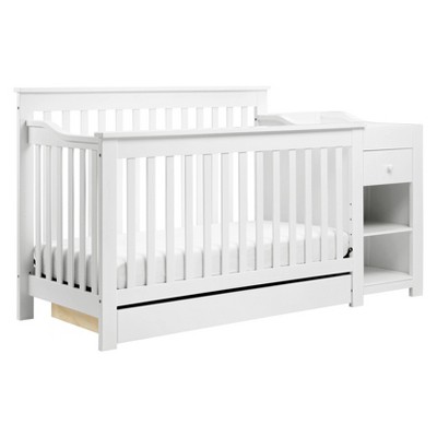 DaVinci Piedmont 4-in-1 Crib and Changer Combo - White
