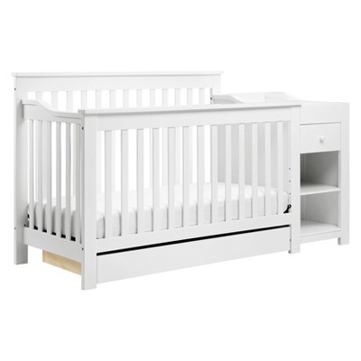 baby crib and changer combo