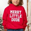 The Juniper Shop Merry Little Dude Toddler Graphic Hoodie - 2 of 3