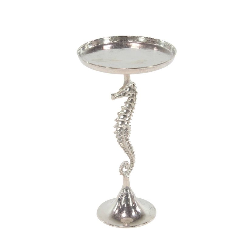 Seahorse Accent Table Silver - Olivia &#38; May, 4 of 6