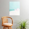 Mile High Studio Minimal Beach Chair Turquoise 30" x 40" Poster - Society6 - 2 of 3