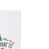 C&F Home "I Just Want to Bake & Listen to Christmas Music" Embroidered Flour Sack Kitchen Dishtowel - 3 of 4