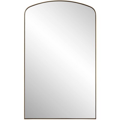 Uttermost Tordera Brass 24" x 40" Arch Wall Mirror