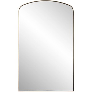 Uttermost Tordera Brass 24" x 40" Arch Wall Mirror - 1 of 1