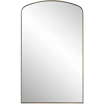 Uttermost Tordera 40" H Brass Stainless Steel Arch Mirror