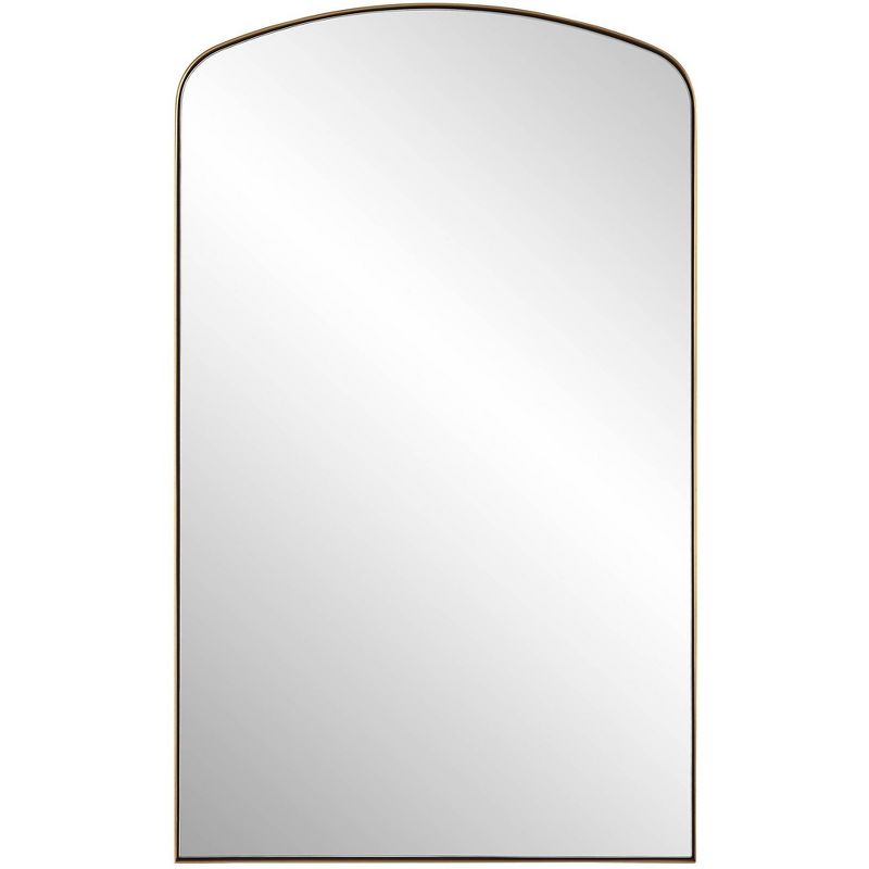 Uttermost Tordera 40" H Brass Stainless Steel Arch Mirror, 1 of 2
