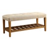 XIYUYEU Storage Bench Shoe Rack Modern Tufted Padded Seat Bench for Entryway, Bedroom - 2 of 4