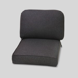 2pc Standish Replacement Cushion - Deep Seating - Black - Project 62