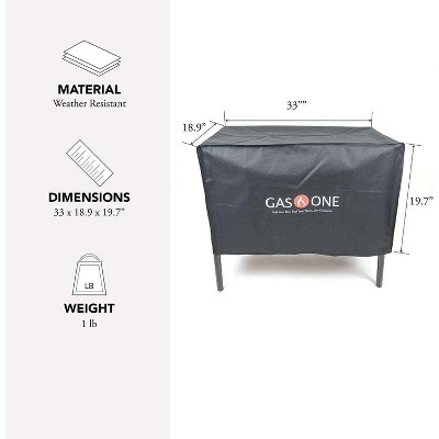 GasOne Two Burner Patio Cover Weather & Dust Resistance Cover for Majority of Double Burners