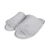 Jessica Simpson Womens Fuzzy Open Toe Slide Slipper - 4 of 4