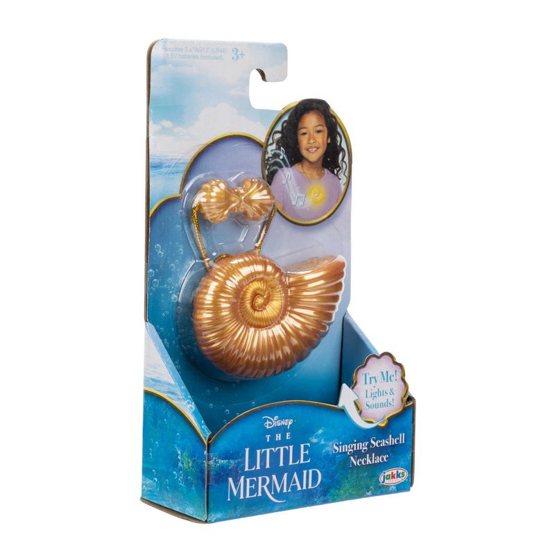 Disney The Little Mermaid Ariel Singing Sea Shell Necklace, 5 of 8