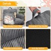 23x23x21in Kids Velvet Foam Sofa - Playful Portable Lounge Chair for Reading & Napping - All Ages Bean Bag Couch - 4 of 4