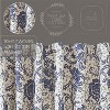 Dorset Navy Floral Prairie Short Panel Set of 2 63x36x18 - 4 of 4