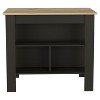 PAGED Minimalist Kitchen Island Kitchen Storage Cabinets with Three Shelves for Kitchen - 3 of 4