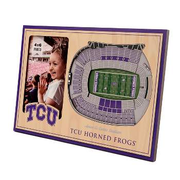 4" x 6" NCAA TCU Horned Frogs 3D StadiumViews Picture Frame